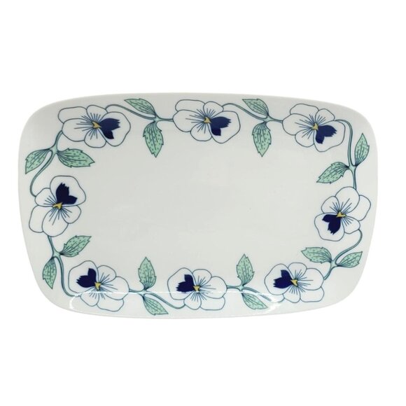 Rorstrand Sweden Sylvia Pattern Lrg Platter Designer Sylvia Leuchovius MCM Rare - Picture 1 of 11